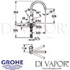 Grohe Concetto Kitchen Tap Dimensions